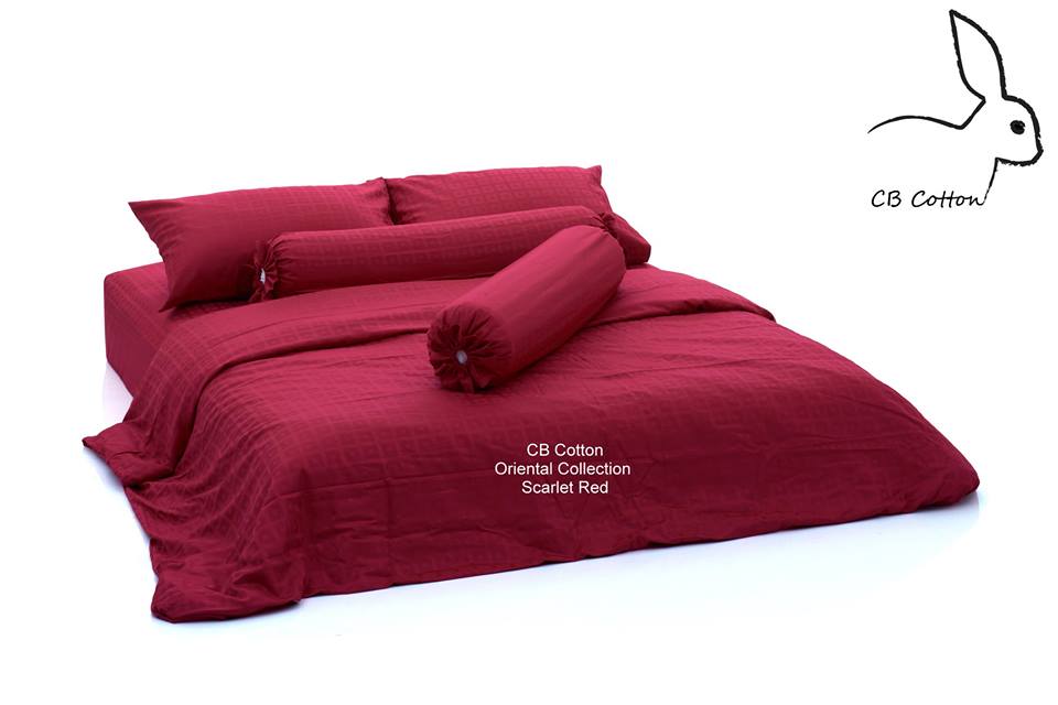 CBcotton, ชุดเครื่องนอน, นอน, sleep, cotton, ผ้าคอตตอน, เกรดโรงแรม 5 ดาว, กันไรฝุ่น, นอนนุ่ม, นอนหลับสบาย, oriental collection scarlet red